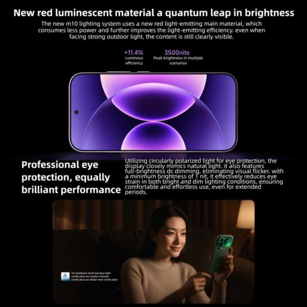 MPH4275_B11.jpg Xiaomi 17 Pro Max, 16GB+1TB, 3D Ultrasonic Fingerprint, 6.9 inch + 2.9 inch Xiaomi HyperOS 3 Snapdragon 8 Elite Gen 5 Octa Core, NFC, Network: 5G, 16GB+1TB