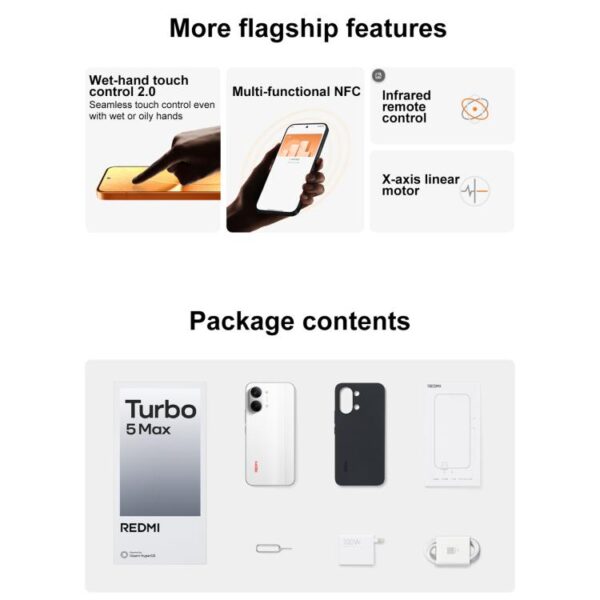 MPH4676_B20.jpg Xiaomi REDMI Turbo 5 Max, 16GB+256GB, 6.83 inch Xiaomi HyperOS 3 Dimensity 9500s Octa Core, NFC, Network: 5G, 16GB+256GB