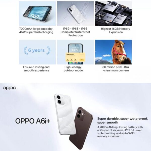 MPH5032_B1.jpg OPPO A6i+ 5G, 12GB+512GB, Side Fingerprint, 6.75 inch ColorOS 15 Dimensity 6300 Octa Core, NFC, OTG, Network: 5G, 12GB+512GB